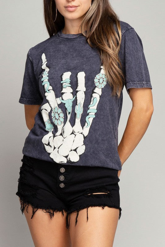 Skeleton Rock Hand Sign