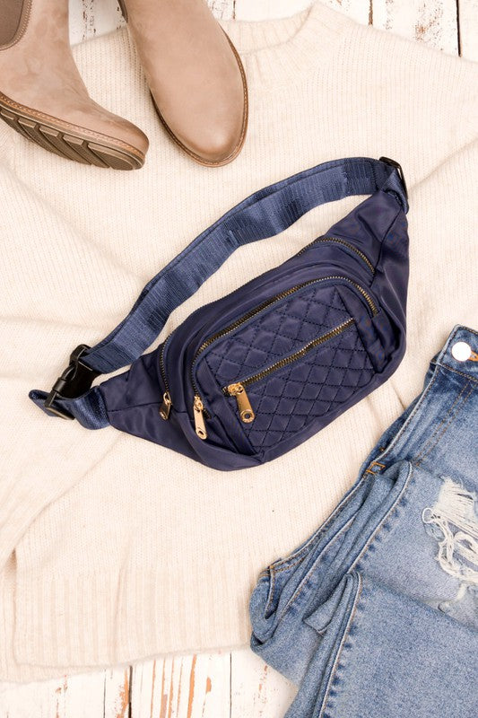 Crossbody Zipper Bum Bag