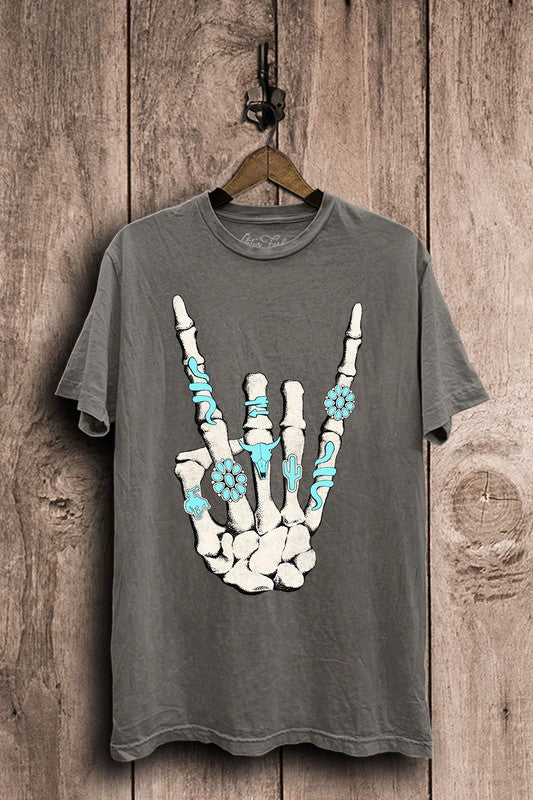 Skeleton Rock Hand Sign