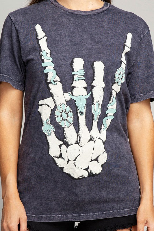 Skeleton Rock Hand Sign