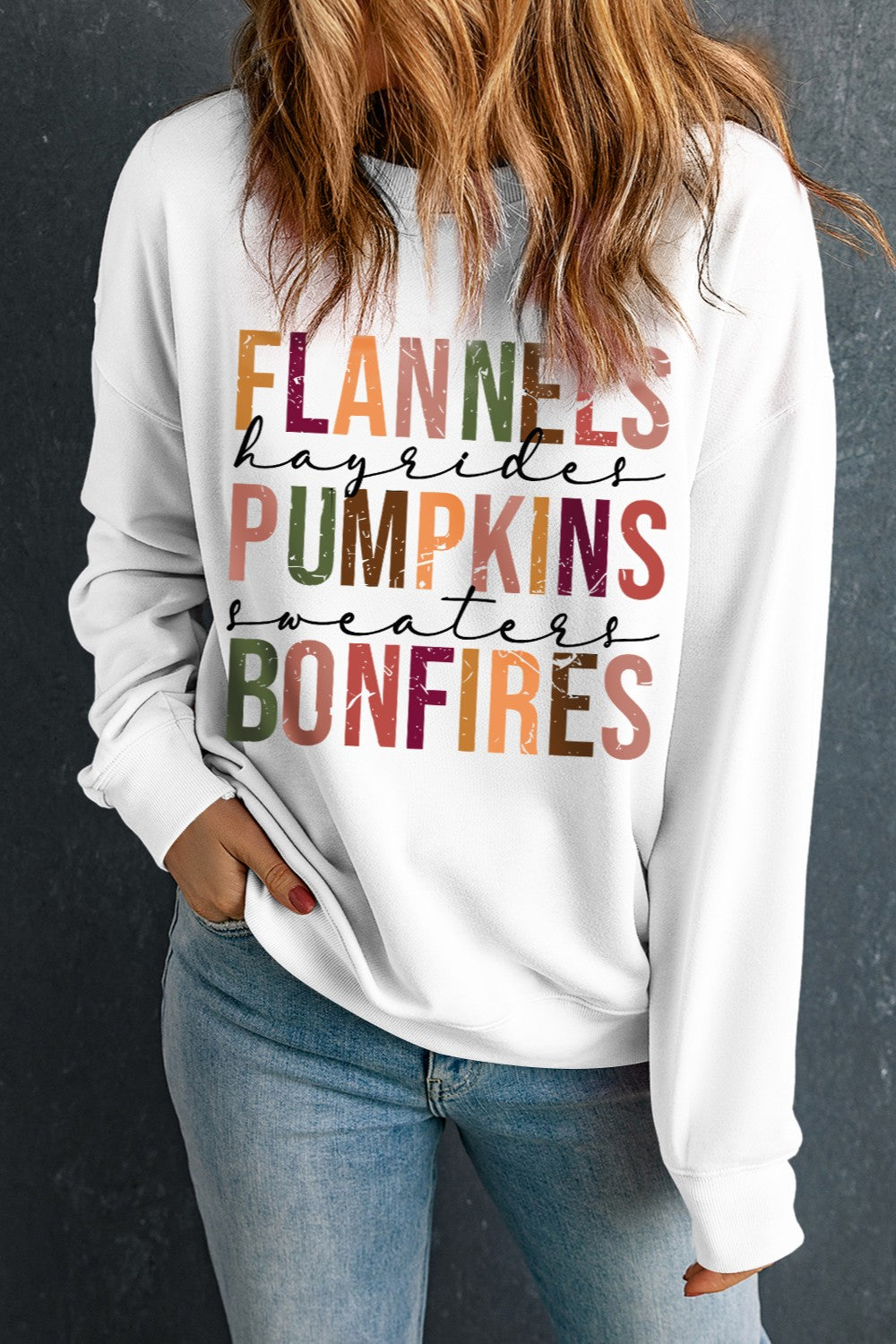 Letter Graphic Sweatshirt