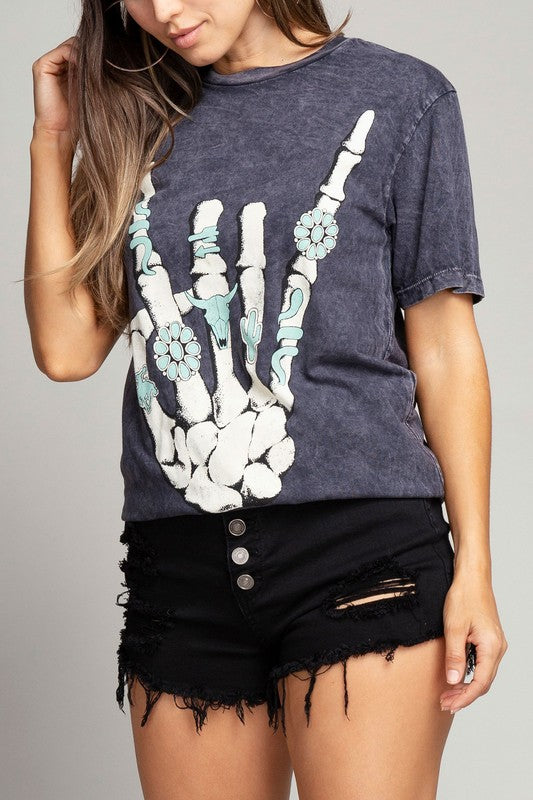 Skeleton Rock Hand Sign