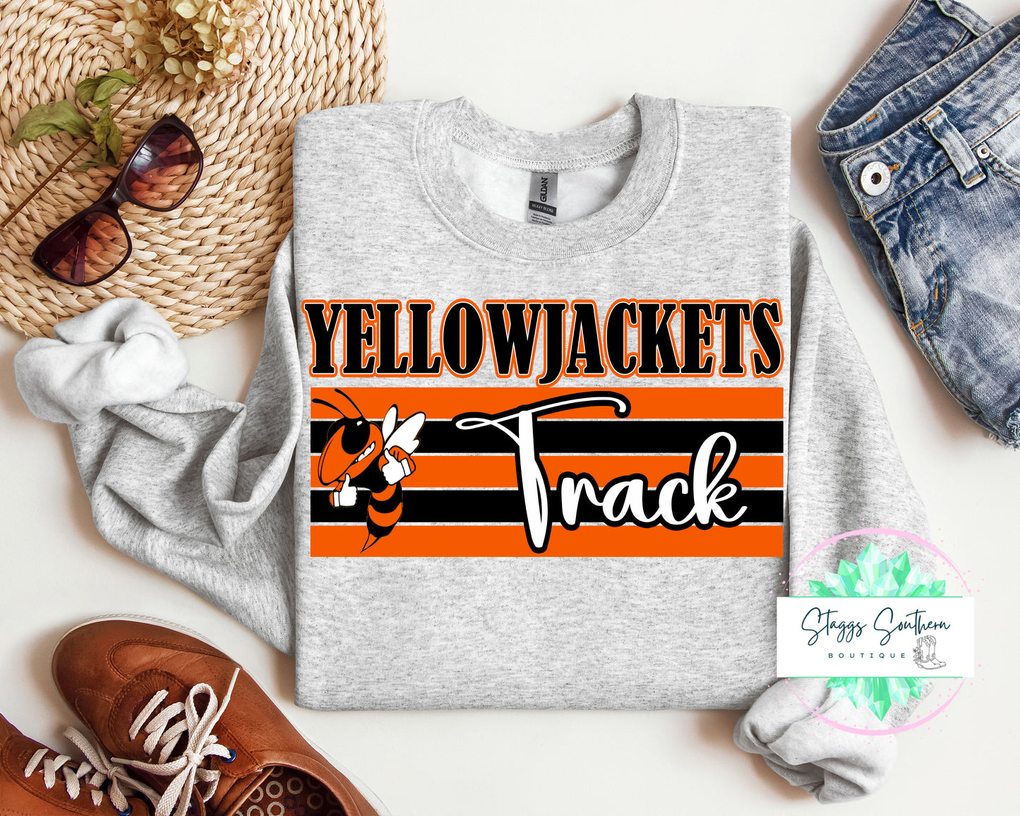 Yellowjacket Sports Mascot Sweatshirts