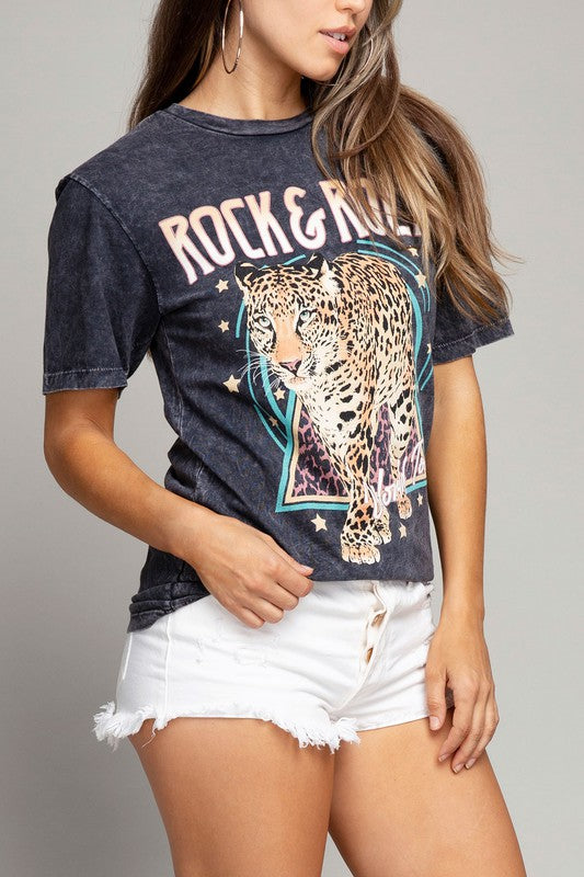 Plus Rock & Roll World Tour Graphic Top