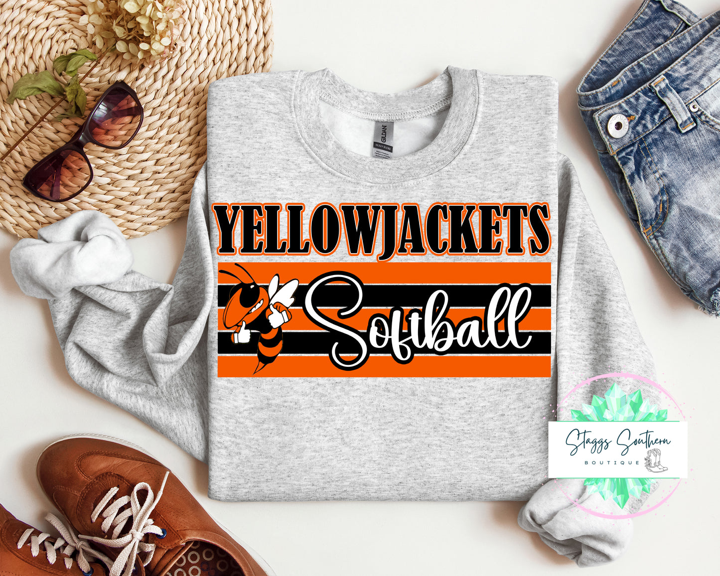 Yellowjacket Sports Mascot Sweatshirts