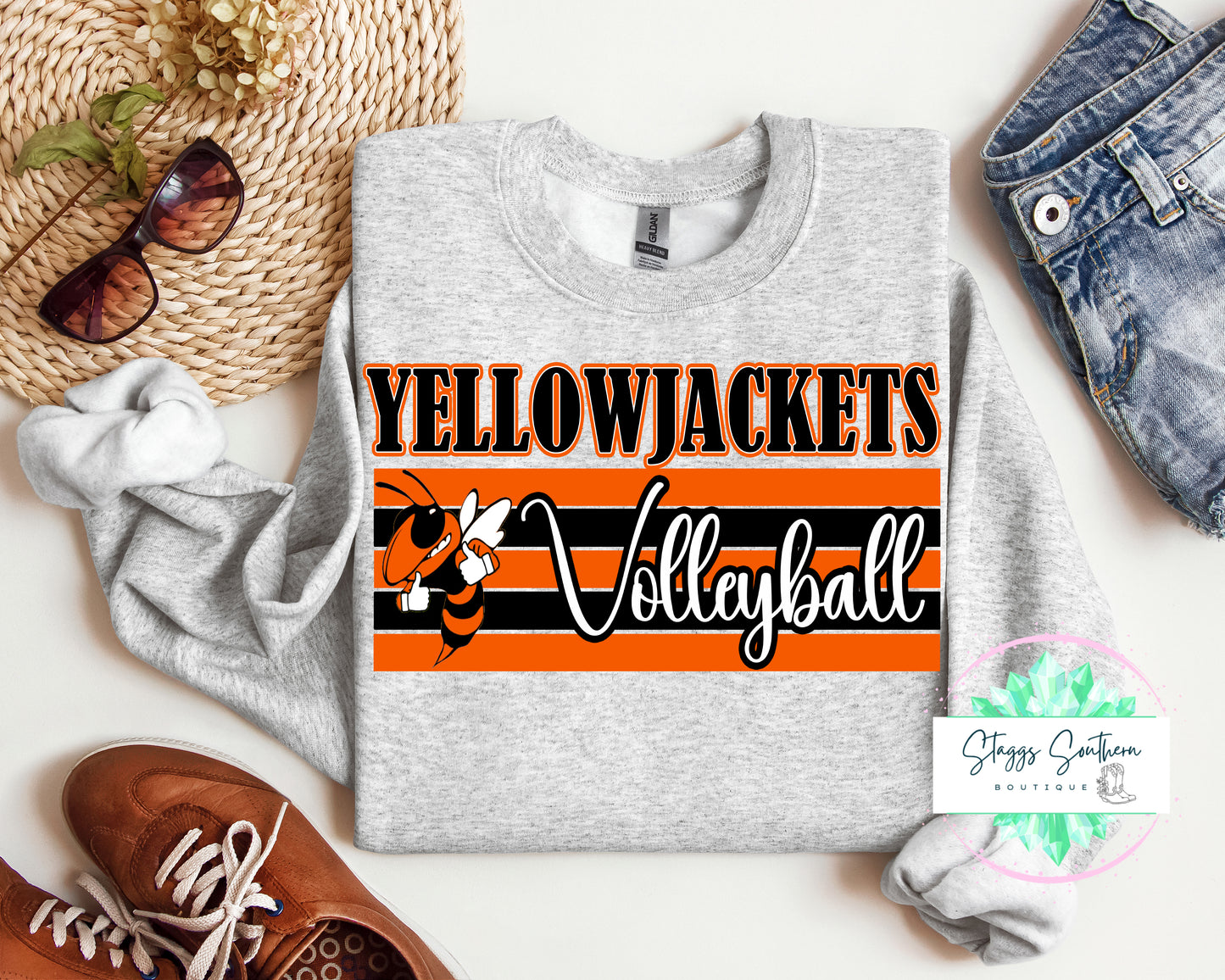 Yellowjacket Sports Mascot Sweatshirts